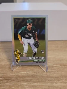 2025 Topps Heritage JACOB WILSON RC 1976 Redefined Holographic parallel #76R-18 - Picture 1 of 2