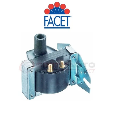 Facet Ignition Coil for 1989-1993 BMW 535i  - Wire Boot Spark Plug lh Foto 1 de 4