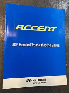 2007 Hyundai Accent Electrical Troubleshooting Manual Wiring Diagram Book - Bild 1 von 4