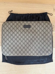 Authentic Gucci Laptop/Portfolio Case/Sleeve Monogram. Waterproof Canvas Coating - Photo 1/5