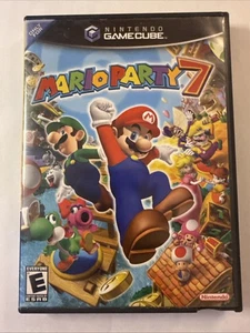 Mario Party 7 (Nintendo GameCube) Game & Original Case - Good Shape - Picture 1 of 6