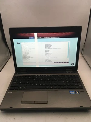 HP PROBOOK 6560B -BOOTS TO BIOS/BAD LCD- INTEL I5 2410M - NO RAM - 15" -READ- BB - Image 1 of 4