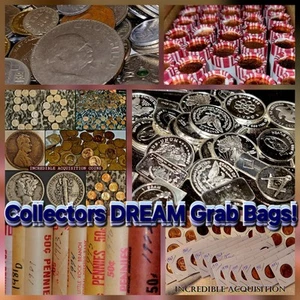¡Bolsas de 30 monedas DREAM para coleccionistas! Con 0,999 $plata, centavos BU, mundo, níquel V - Imagen 1 de 14