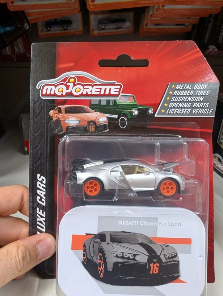 Majorette Deluxe Bugatti Chiron Pur Sport  - Immagine 1 di 1