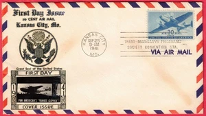 C30 FDC- Crosby photo cachet- cv $160 -selling for AFDCS chap 56 - Picture 1 of 2