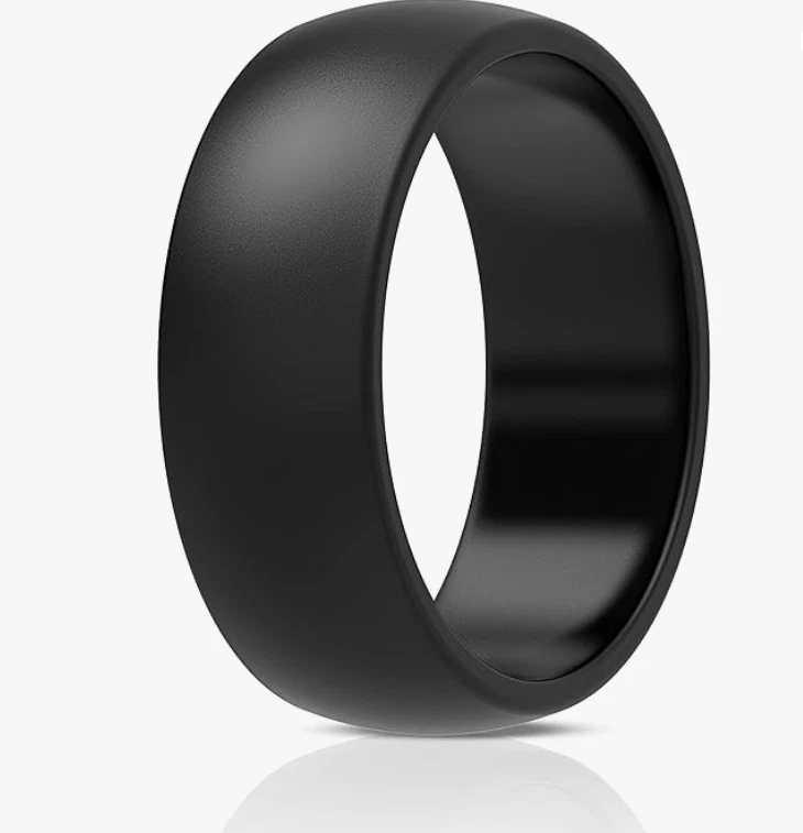 400 anillos de silicona negro y gris oscuro (200/200) talla 8 embalados individualmente, Etsy Foto 1 de 4