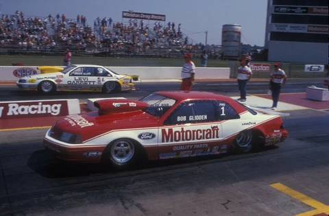 Bob Glidden Ford Thunderbird Pro Stock Poster 11"x17" Photo 3 Cover