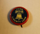 Third Liberty Loan Pin WWI Original Maker's Paper Whitehead Hoag Newark NJ