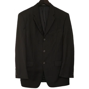 Men Chaps Blazer Black Wool Formal Moores Size EU48R UK/US38R QEA724 - Picture 1 of 13