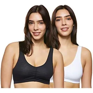 Hanes Women's X-Temp ComfortFlex Fit Pullover Bra Size M (White Only) - Picture 1 of 3