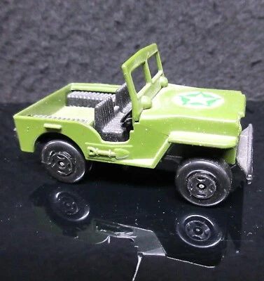 1/64 VTG LESNEY MATCHBOX VHTF MINT 1971 #2 JEEP HOT ROD ARMY GREEN ENGLAND - Image 1 of 4