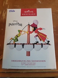 2023 Peter Pan Swashbuckling Showdown Captain Hook Hallmark Keepsake Ornament - Picture 1 of 1