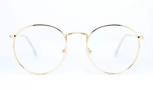 MEG 1712P GP Germany Original Brille Eyeglasses Bril Panto Große Gläser Gold - Bild 1 von 7