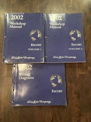 Ford Escort Vol 1&2 2002 manual de taller diagramas de cableado eléctrico Foto 1 de 4