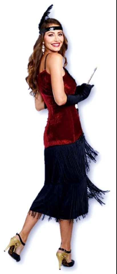 Disfraz con flecos Gatsby aleta bebé millones de dólares rugiente años 20 Md mediano  Foto 1 de 2