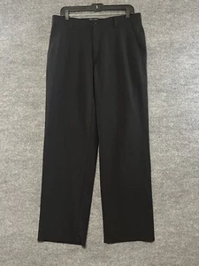 Footjoy Golf Tour Performance Pants Size 34x34 Straight Fit FJ Logo Black Zip - Picture 1 of 7