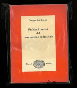 Problemi umani del macchinismo industriale Georges Friedmann Einaudi saggi 118 - Picture 1 of 1