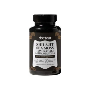 Shilajit Muschio di Mare Ashwagandha Traccia Minerali Integratore Energetico 60 Capsule - Foto 1 di 20