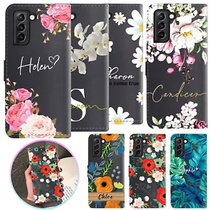 Personalised Case Flip Wallet Leather Cover For Samsung Galaxy S25 A16 A56 A36 - Picture 1 of 45