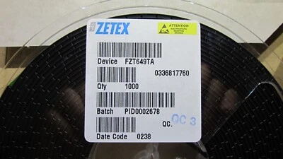 ZETEX FZT649TA BJT 25V SOT223 Reel - Image 1 of 3