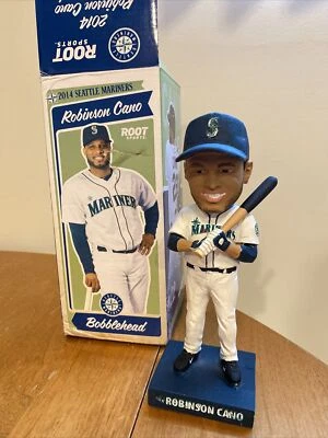 Robinson Cano Bobblehead 2014 Seattle Mariners MLB Bobble Head en caja LEER Foto 1 de 2