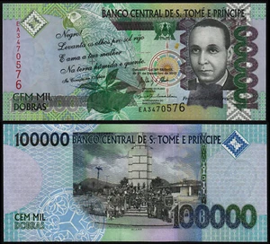 SAINT THOMAS & PRINCE 100000 DOBRAS (P69) 2013 UNC - Picture 1 of 1
