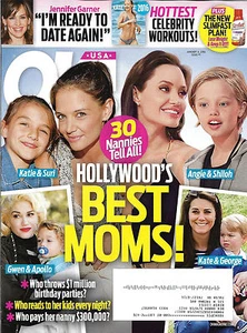 OK! Magazine January 4 2016 Katie Holmes Angeline Jolie Hollywood's Best Moms - Picture 1 of 3