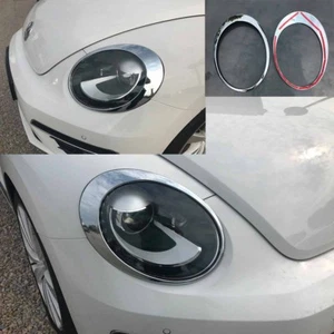 MARCO DE FAROS CROMADO PARA VW NEW BEETLE PARA BEETLE DESDE 2012 - Imagen 1 de 9