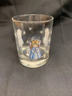 Anchor Hocking Glass - Christmas Hark the Herald Angels Sing Foto 1 de 4