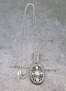 Collar de filigrana colgante de 14 k diamantes clemencia ATR Chuck 925 con cadena - Imagen 1 de 13