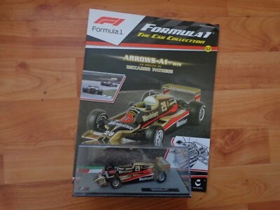 1/43 F1 FORMULA 1 CAR COLLECTION - ARROWS A1 RICCARDO PATRESE 1979 CAR + MAG #57 - Image 1 of 2