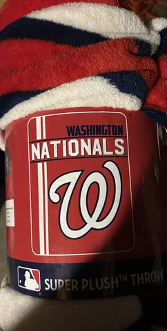 Washington nationals plush blanket new Cover