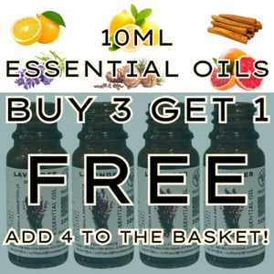 Essential Oils 10ML Aromatherapy Pure Essential Oil Fragrances Diffuser Burner - Picture 1 of 64