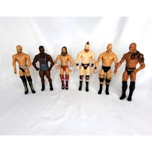 WWE Mattel Elite Series  Wrestling Action Figures Steve Austin, The Rock, Big E - Picture 1 of 5