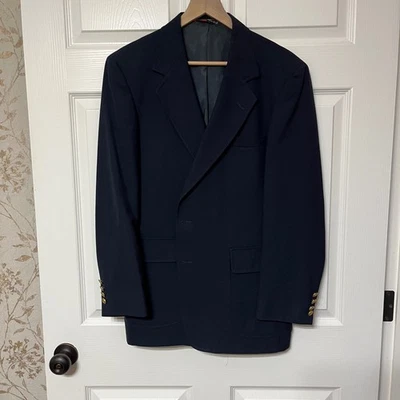 Chaqueta Blazer Arnold Palmer por John Peel Ltd Para Hombres Azul Marino Botones Dorados A Medida EE. UU. Foto 1 de 4