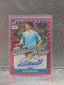 2024-25 Panini Donruss Soccer The Beautiful Game Auto Enzo Francescoli, Pink... - Picture 1 of 2