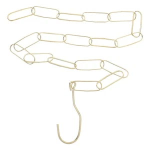 6 Piezas Cadenas Colgantes con Ganchos Expositor Ropa Hierro Decorativo para - Imagen 1 de 20