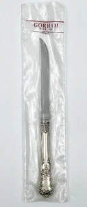 Gorham Buttercup Sterling Handle Stainless Blade 9-1/4" Steak Knife Sealed - Picture 1 of 4