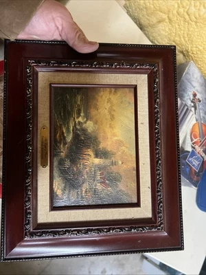 Thomas Kinkade, The Light Of Peace, Framed  With COA Small Piece - Image 1 of 4