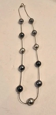 Collar Ilusión Perla Gris Carolee Vintage 16" (Fas-266) Foto 1 de 4