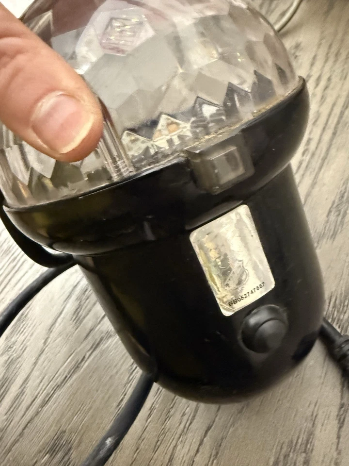 NHL Rotating Disco Party Light Plug-In LED Color Effect Lamp Licensed Hockey - Image 1 of 3