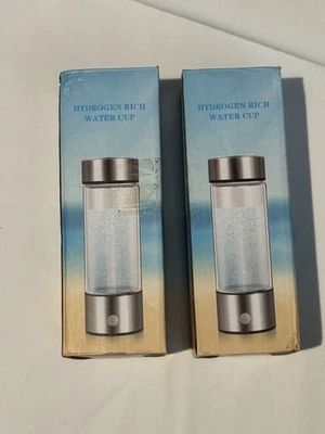 2 Lightly USED - Portable Hydrogen Water Bottle Hydrogen Aqua - Image 1 of 2