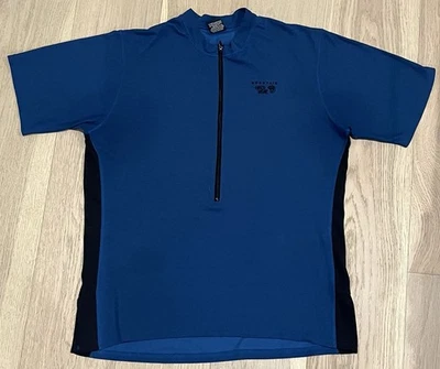 Camiseta deportiva de ciclismo vintage Mountain Hardware para hombre 1/2 cremallera XL ligera Foto 1 de 4