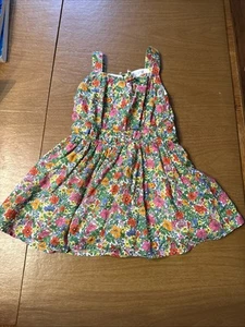 CrewCuts J Crew Girls' smocked-waist dress in floral cotton voile Size 4 - Picture 1 of 4