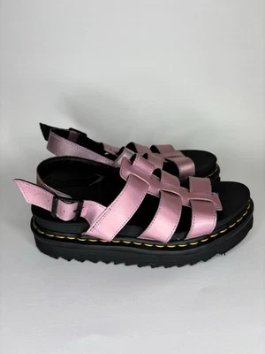 Dr. Martens Adjustable Chunky Platform Black Sandals Women Size 39 US 8 Buckle - Image 1 of 4