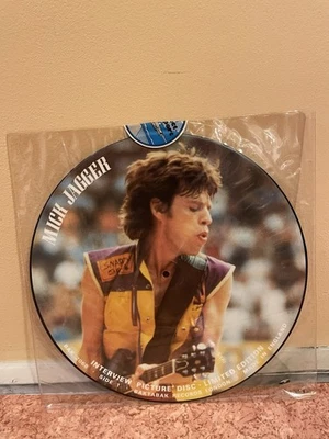 Rolling Stones Picture Disc Vinyl Baktabak records Made In England rar - Image 1 of 2