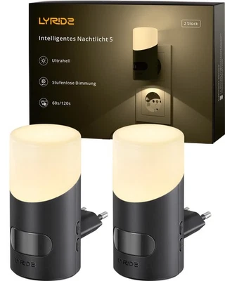 Luces LED Nocturnas Enchufables en Pared con Sensor de Movimiento 1-150LM Regulable Plug-in N... Foto 1 de 4