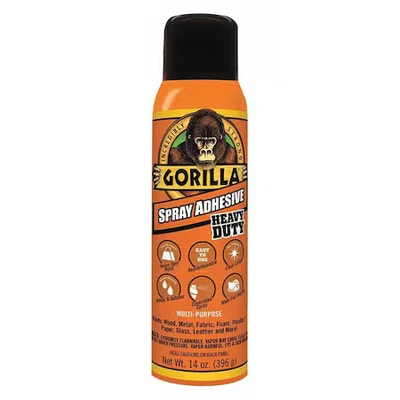 Gorilla Glue 6301502 Spray Adhesive, 14 Fl Oz, Aersol Can, Clear - Image 1 of 4