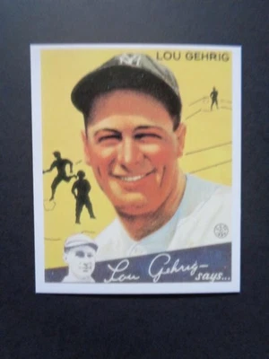 (1) 1934 Goudey Lou Gehrig #37 REIMPRESSÃO RNL2862A - Imagem 1 de 2
