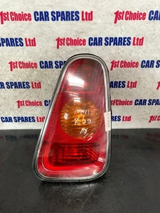 MINI HATCH HATCHBACK 3DR COOPER MK1 R50 2003 DRIVER SIDE REAR TAIL LIGHT LAMP - Picture 1 of 7